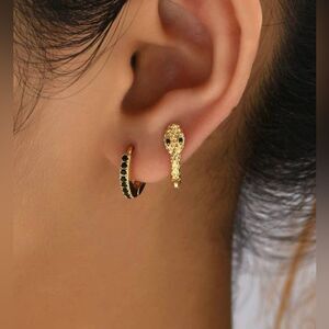 Snake  earrings  M648